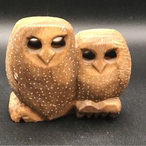 Pair of stone owls